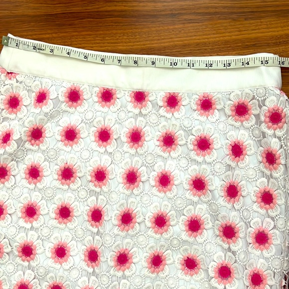 NWT. J. Crew flower Knit pencil Skirt - Picture 5 of 10